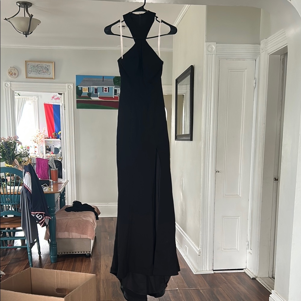 Elegant Black Evening Gown/Prom Dress